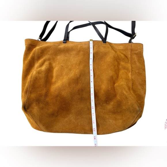Mark & Graham Italian suede tote/crossbody - Picture 15 of 16